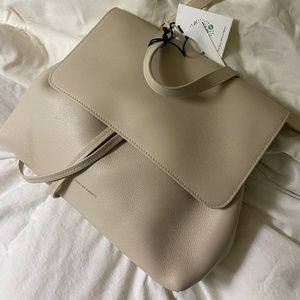 NWT Mansur Gavriel Soft Lady Bag in Latte Macchiato Made in Italy